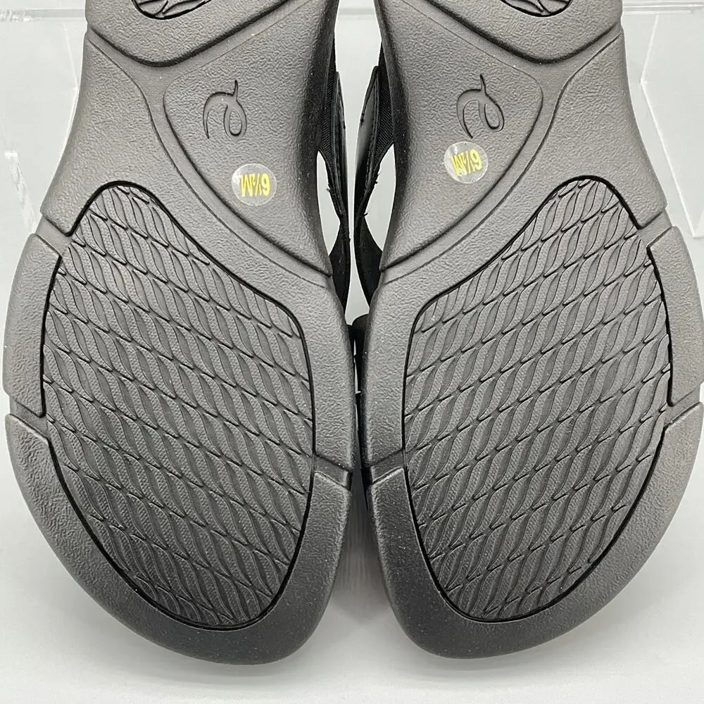NEW Easy Spirit Women’s Meadow Slip on Sandals Black Size 6.5M